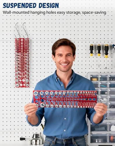 57 Nut and Bolt Thread Checker - Thread Checker Standard and Metric Bolt and Nut Identifier Gauge 21 Standard & 17 Metric & 19 Drill Gauges Thread Gauge Screw Size and Thread Gauge Inch & Metric