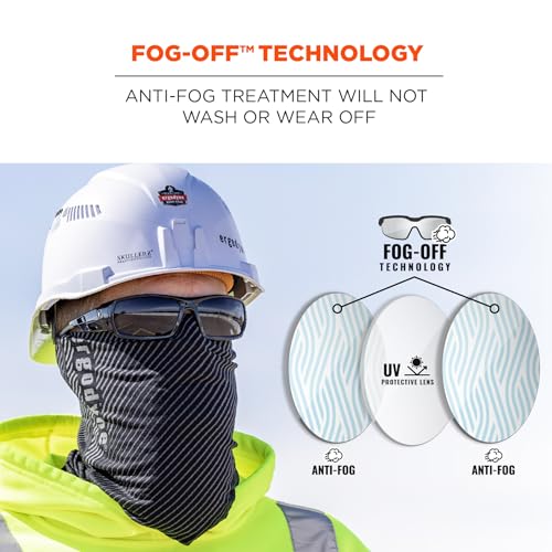 Ergodyne Skullerz ODIN Anti Fog Safety Glasses - color: Smoke Lens, Matte Black Frame, size: Matte Black Frame