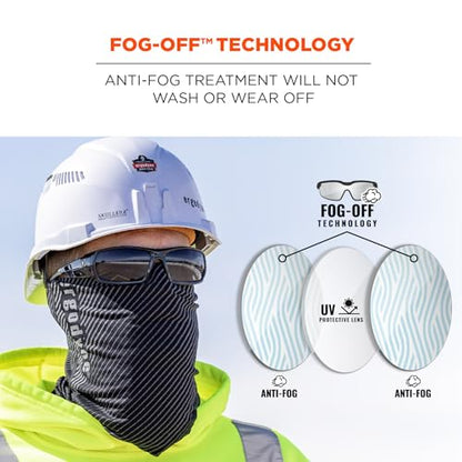 Ergodyne Skullerz ODIN Anti Fog Safety Glasses - color: Smoke Lens, Matte Black Frame, size: Matte Black Frame