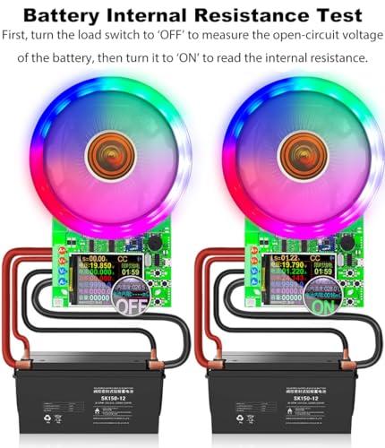 Eyes.sys Electronic Load Tester, USB Load Tester, 180W 200V 20A Battery Capacity Tester Constant Current & Constant Voltage, 4 Modes, Intelligent Discharge Resistance Power Tester