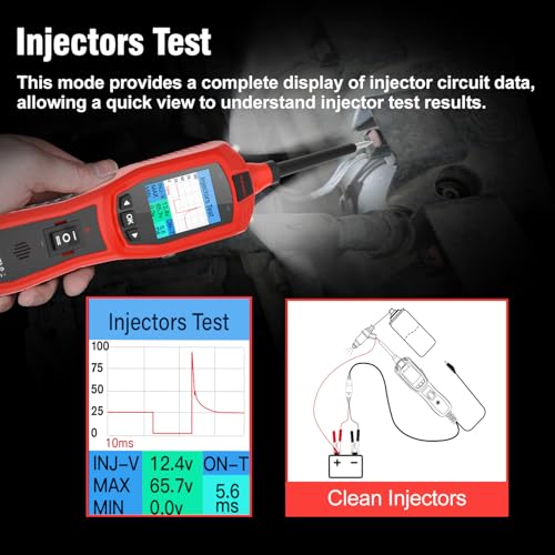 Circuit Breaker Finder Tool, Battery Tester, AC DC Voltage Tester, Fuel Injector Tester, 9V-30V Automotive Circuit Tester with 40FT Cable, P180 - style: P180