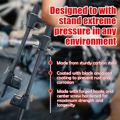 Strut Spring Compressor, 11-1/2" Macpherson Strut Spring Compressor Tool Set, 1/2" Drive, 13/16" Socket to Compress the Coil Spring Tool- 2 Pack