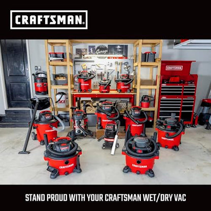 CRAFTSMAN CMXZVBE38605 1-1/4 in. Extension Wand Wet Dry Vac Attachment | Industrial-Grade Shop Vacuum Accessory for Extending Reach While Cleaning, Fits 1-1/4 in. Hose Diameter - size: Extension Wand