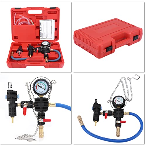 Dioche Coolant Refill Cooling System Vacuum Purge & Coolant Refill Kit with Carrying Case for Car SUV Van Cooler