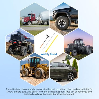 Tire Hammer Tire Bead Breaker with 46.3" Tire Bead Breaker | Tire Hammer with Length Heavy Duty Steel Tire Bead Breaker, Tire Iron Tool for Tire Changing Tool Tire Changer Kit