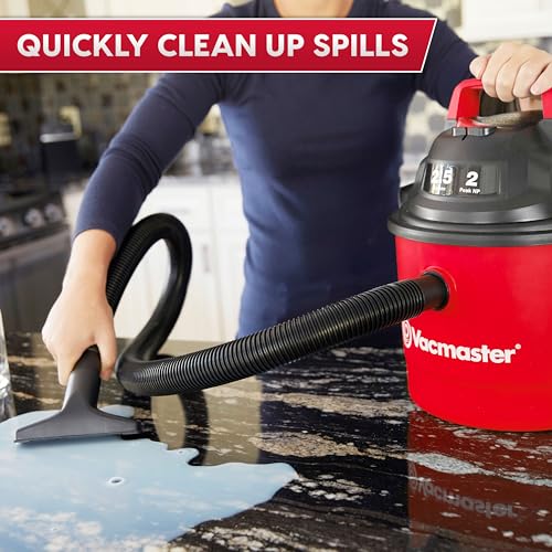 Vacmaster 2.5-Gallon* 2 Peak HP Wall Mountable Wet/Dry Vacuum – VOM205P 1101 - style: Plug-in Edition