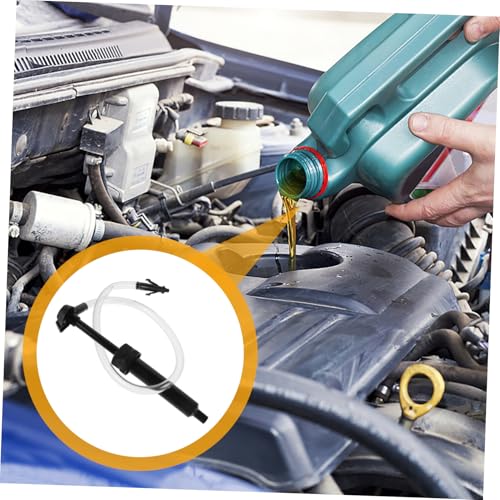 1Set Heavy Duty Automotive Fluid Transfer Pump Manual Siphon Hose for Brake Fluid Oil Changes and Use Versatile Kit with Attachments for Cars and Boats