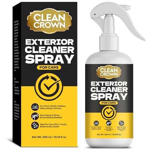 Exterior Cleaner Spray for Cars (10.14 Fl Oz), All Purpose Degreaser & Spot Remover for Sap, Road Grime, Tar, and Stains, Detailing Spray Safe on Paint, Glass, Chrome, Plastic & Trim