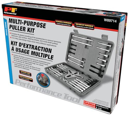 Performance Tool W89714 46 pc. Multi-Purpose Puller Kit - style: 46 pc. Multi-Purpose Puller Kit