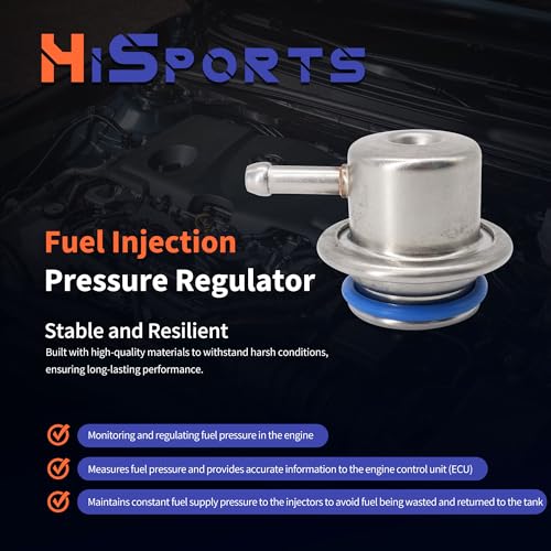 HiSport Fuel Injection Pressure Regulator - Compatible with Ford Mazda Mercury Lincoln Replaces PR4034 - size: HSFPRR4034