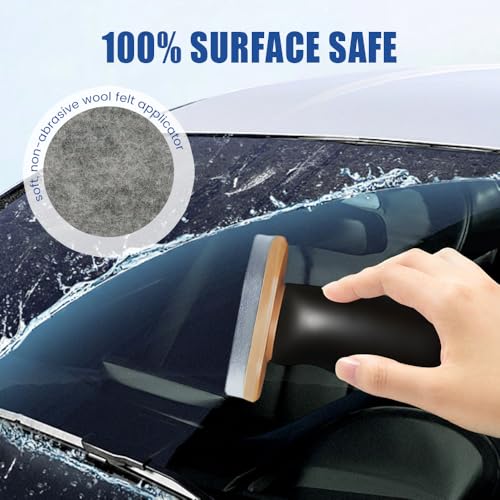 2026 Handheld Glass Oil-Film Remover, New Upgrade Emulsion Cleaner Glass Cleaning Board for Cars, Multifunctional Oil Film Remover for Windshield, Car Glass Brush for Car Maintenance (1, 100g) - size: 3.5 Ounce (Pack of 1)