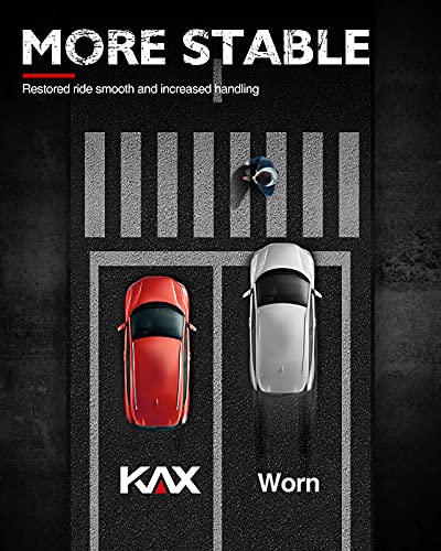 KAX Front Struts Fit for Grand Caravan 2008 2009 2010 Town & Country 2008-2010 3.8L V6, Front Shock Absorber Quick Complete Suspension Struts with Coil Spring, Replace 171128L 171128R Set of 2 - style: 171128L 171128R