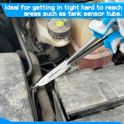 SPEEDWOX 13-Inch Long Reach XL Pivot Ring Nose Pliers - Automotive Hose Remover with Twin Grip - style: Hose Grip Pliers