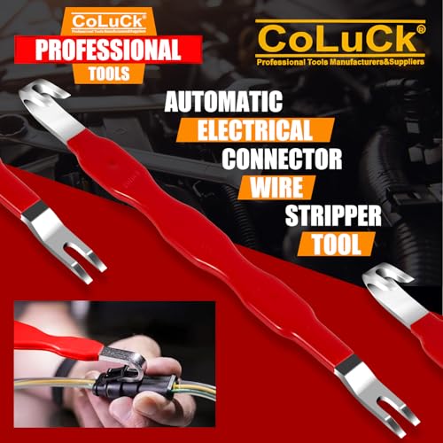 5PCS Electrical Disconnect Pliers & Fuel Line Disconnect Tool Set, Hose Removal Plier, 30 Degree Push Pin Pliers, Electrical Terminal Connector Separator Removal Tool Electrical Disconnect Tool - color: Electrical Disconnect Fuel Line Pliers Set 4pcs