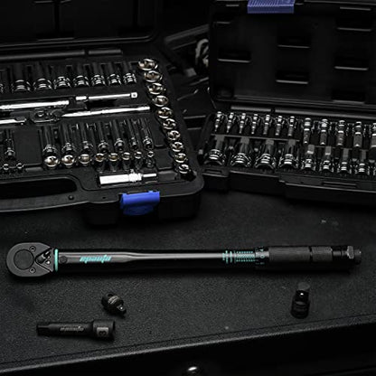 EPAuto 3/8-Inch Drive Click Torque Wrench, 10-80 Ft-lb./ 13.6-108.5 Nm | 3/8-Inch Drive Click Torque Wrench, 10-80 ft-lb / 13.6-108.5 - size: 3/8-Inch Drive 10-80 ft-lb