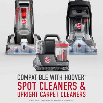 Hoover CleanSlate 5-Piece Interior Car Cleaning Kit, Compatible with Hoover Spot & Carpet Cleaners, Removes Wet & Dry Messes, Includes Auto Cleaning Solution for Upholstery and Carpeted Floor Mats | For Hoover Spot & Carpet Cleaners, Removes Wet & Dry Mes