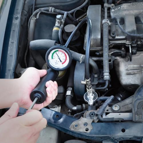 Radiator Pressure Tester Kit, Coolant Pressure Tester & Vacuum Refill Kit, 28Pcs Universal Cooling System Vacuum Fill Tool & Leak Tester for Car Truck SUV Motorcycle