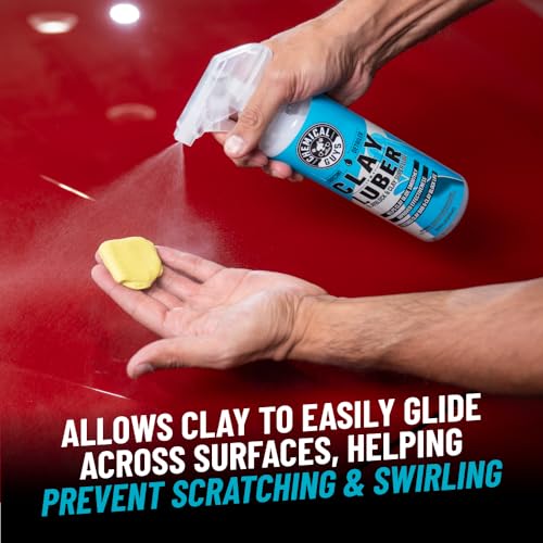 Chemical Guys, Complete Clay Bar Kit, Paint Restoration System for Cars | Clay bar and lubricant lift bonded grime, overspray and fallout, prepping smooth paint for wax, sealant or coating