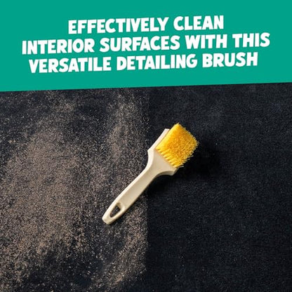 Chemical Guys Induro 7 Heavy Duty Interior Carpet & Upholstery Detailing Brush – Durable Bristles, Car Carpet Brush for Deep Cleaning Fabric, Mats & Seats, Ergonomic Grip for Comfort and Control - size: 1 Pack