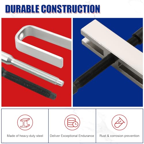 NYXOVA Car Steering Wheel Puller, Automotive Car Steering Wheel Puller Compressor Remover Set, Vehicle Steering Wheel Lock Plate Removal Tool Kit