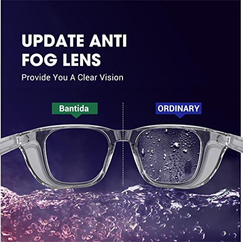 Safety Glasses Anti-Fog Goggles Protective Eyewear Anti Blue Light Protection Glasses For Women And Men - color: Clear