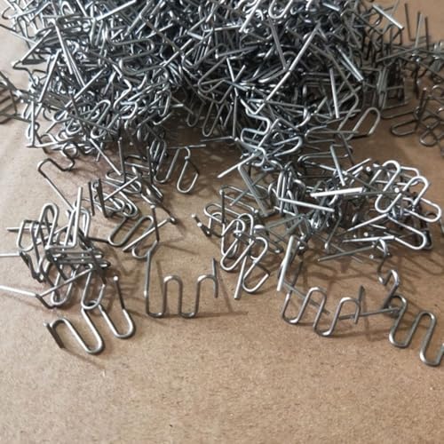 1000Pcs Welder Staples, 0.6mm S Wave Staples for Car Bumper Bodywork Plastic Stapler Repair Kit for Car Bumper Repair, Architectural Modeling, Plastic Craft Welding Supplies