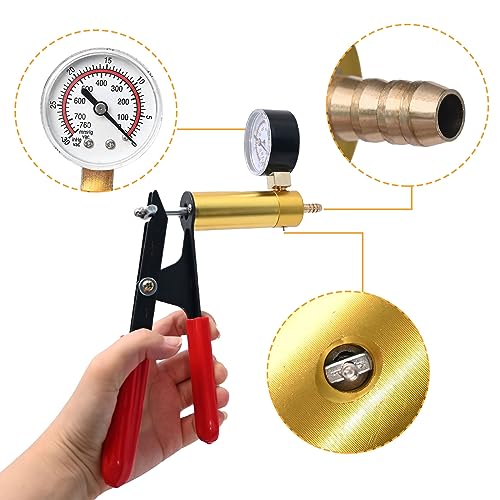 2 in 1 Brake Bleeder Kit with Hand Held Vacuum Pressure Pump, Replacement for Cars, Motorcycles, Trucks, Pickups Vehicles