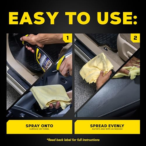 Meguiar's G16216 Ultimate Interior Detailer, Protects Interior Surfaces from Dirt and Grime, Leaves Your Surfaces Protected from UV Rays and Giving It a Lasting Finish, 15.2 Oz Spray Bottle - size: 15.2 Fl Oz (Pack of 1)