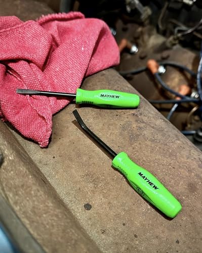 Mayhew Tools 31093GN Mini Heavy Duty Pry Bar, 2-Piece Set, Green - Heavy Duty - color: Green - Heavy Duty, size: 2-Piece Set