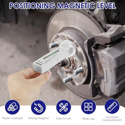 Wheel Alignment Tool, Adjustable Magnetic Gauge Tool, Camber Caster Strut Wheel Hub Alignment Instrument, Car Accessories for Most Automotive Truck RV