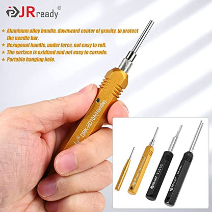 JRready ST5227 Extractor Tools KIT Solid Contact Extraction Tools Removal TE/AMP/HARTING D SUB series HAN series Heavy Duty Connector Terminals