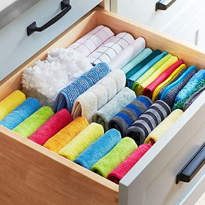 E-Cloth Microfiber Window Cleaning Cloth Kit - Glass Cleaning Cloth for Windows, Mirrors, Cars, Lenses, Eyeglasses, & More, Streak Free Clean, Machine Washable Reusable Towel - Alaskan Blue | Chemical-Free Cleaning - Reusable & Machine Washable Towel, Ver