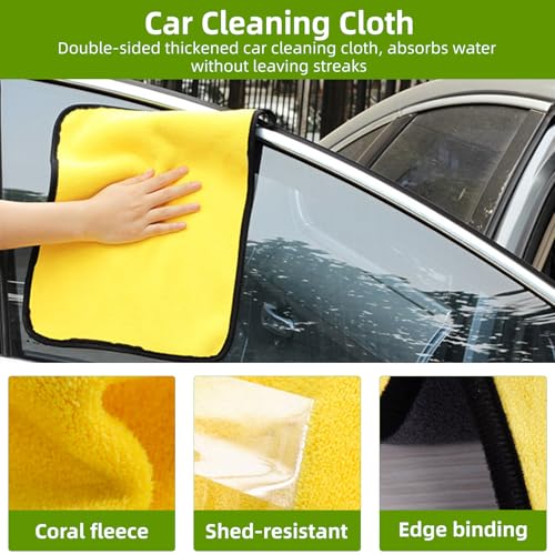 62" Car Wash Brush with Long Handle, Car Wash Kit Include Microfiber Cleaning Mop, Wheel Brush, Windshield Window Squeegee, Towel, Detail Brush, Storage Bag, for Cleaning Cars, RV, Truck, Boat - size: 15 Pack