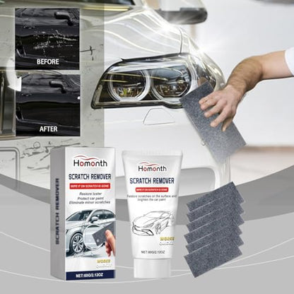 Car Scratch Remover with Polishing Pad,2.12oz | Professional Paint Restoration Kit,Surface Repair Cream for Minor Scratches and Scuffs