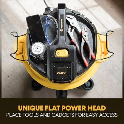 Vacmaster Professional Beast Series 12-Gallon 5.5 Peak HP Wet/Dry Vacuum- VJH1211 PF 0205 - size: 12 Gallon
