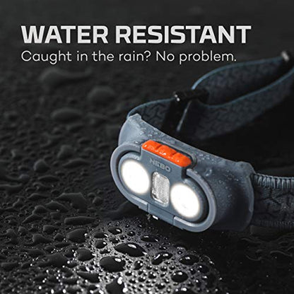 NEBO Einstein Powerful 500 Lumen Headlamp, Compact Low-Profile Headlamp with 5 Light Modes - style: 500 Lumens