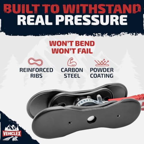 Vehiclex Brake Caliper Compression Tool, Standard + Extended Plates | Brake Pad Spreader, Steel Plates with Reinforced Ribs, Captive Bolts, For Single, Dual and Quad Piston Calipers - size: Extended plates