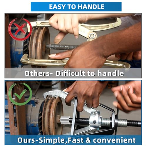 BESTOOL 3 Jaw Gear Puller, 2 Ton, for Gears, Pulleys and Flywheels | 2 Ton Pulling Capacity; 3-Jaw Design; For Removing Gears, Pulleys and Flywheels in Automotive and Mechanical Repair - size: 3Jaw 2 Ton