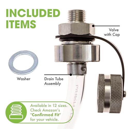 ValvoMax Oil Drain Valve – Quick Twist Oil Drain Plug for Mess-Free DIY Oil Changes – No Tools Required – M16-1.50 Thread Size – Veteran-Owned American Brand - size: M16-1.50