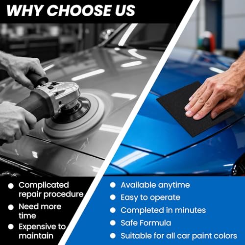 Reusable Nano Magic Cleaning Cloth, Scratch Remover for Vehicles, Nano Sparkle Car Polish for Car Paint & Scratch Repair, Swirl & Water Spots Remover, Repair Scratch