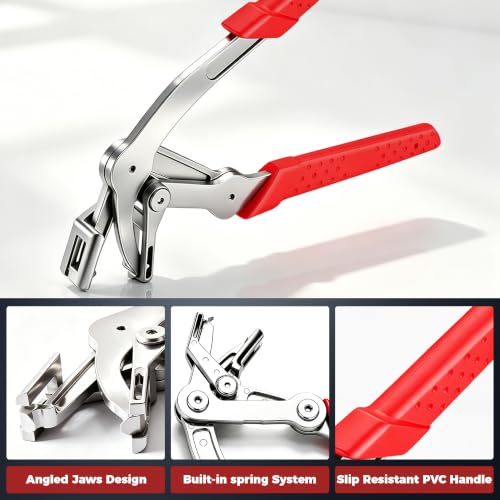 Car Clip Pliers, Professional Panel Clip Removal Tool, Clip Removal Pliers for Automotive Push Pin & Door Trim, Door Panels Disassembly Without Damage