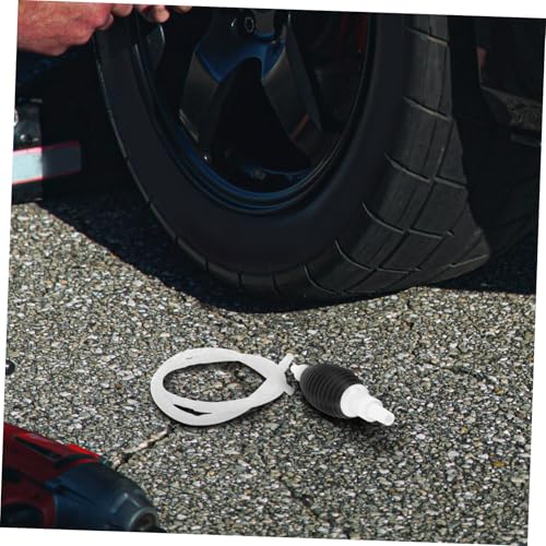 PartyKindom 1.5m Manual Siphon Pump for Fuel Transfer Durable Gas Pump Hose with Tube for Oil Diesel Water Extraction for Automotive Emergency Use