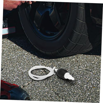 PartyKindom 1.5m Manual Siphon Pump for Fuel Transfer Durable Gas Pump Hose with Tube for Oil Diesel Water Extraction for Automotive Emergency Use