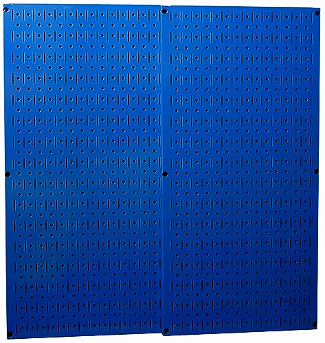 Wall Control 30-P-3232BU Blue Metal Pegboard Pack - color: Blue