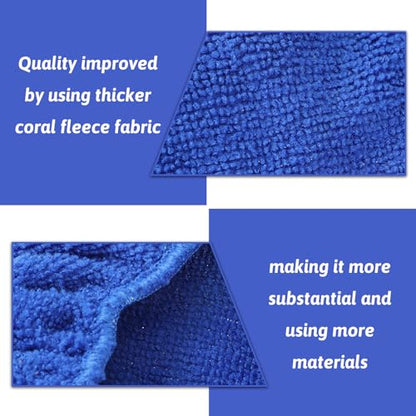 7 Pcs Car Windshield Cleaner Replacement Pads Microfiber Windshield Cleaning Tool Bonnets Washable Reusable Interior Auto Window Cleaners Washing Pads Replaceable Cleaning Bonnets(Fit 5”)
