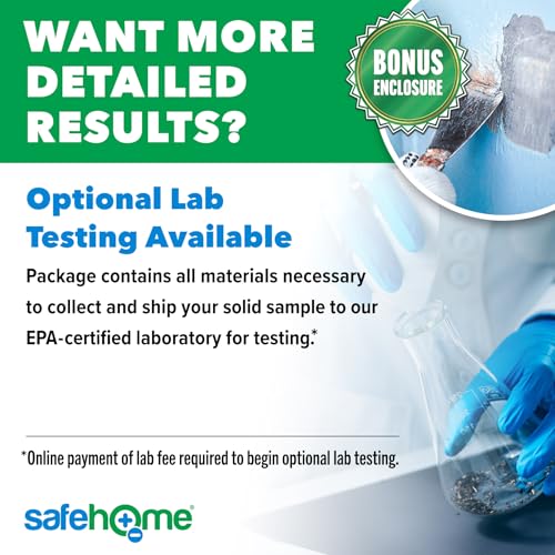 Safe Home® Lead in Solids Combo Test Kit – 10 DIY Swabs + Optional Testing at our EPA Certified Lab – Made in the USA for Homeowners & Contractors – (1 Pack)