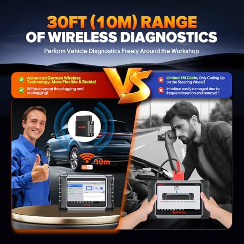 Autel MaxiSys MaxiVCI VCI Mini, 2026 Bluetooth OBD2 Diagnostic Adapter | Vehicle Wireless Interface for Car Scanner MaxiCOM MK808BT PRO MK808Z-BT MK808K-BT MP808BT Pro MK808S-TS MX808S-TS MP808S-TS