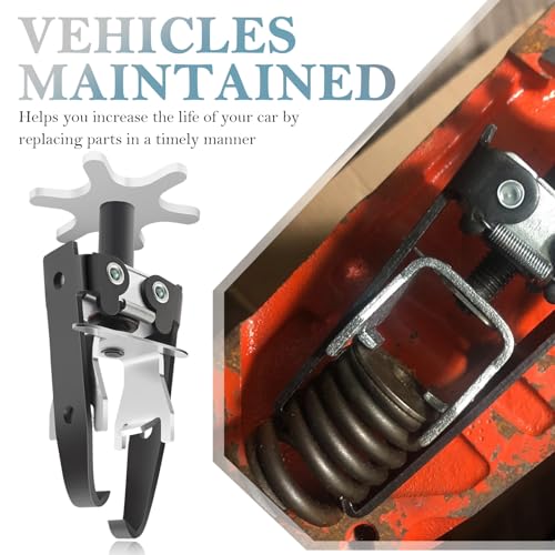 OFBAND Overhead Valve Spring Compressor Tools Adjustable,Valve Spring Tool Removes Value Springs Without Remove Cylinder Head,Universal Carbon Steel Valve Spring Removal Tool Car Accessories