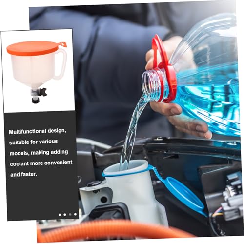 PRETYZOOM 1Set Spill Coolant Filling Kit Automotive Radiator Funnel Accessory with Switch Design Compatibility for Easy Coolant Handling Tasks