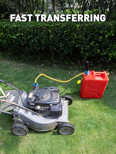 Cordless Fuel Transfer Pump, Electric Gas Transfer Pump, 3 GPM High Flow | Battery Operated Liquid Transfer Pump for Gas, Diesel, Water, Transmission | Ideal for Lawn Mower, Car, Farm/Home Use - size: w/ Locking Clip